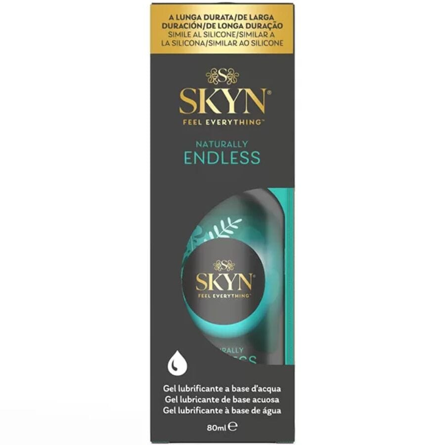 img_206070_798a782cb0cd327963f36599b7b0ec6d_1.jpg SKYN - LUBRICANTE NATURALLY ENDLESS A BASE DE AGUA 80 ML - Imagen 1