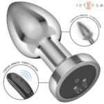 INTENSE - PLUG ANAL 10 VIBRACIONES METAL CON CONTROL REMOTO M - Imagen 3