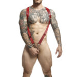 MOB - DNGEON ARNÉS ROJO DE ESPALDA RECTA TALLA ÚNICA