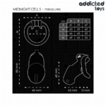 ADDICTED TOYS LOCKED - MINDNIGHT CELL JAULA PARA PENE TALLA S - Imagen 5
