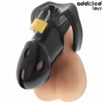 ADDICTED TOYS LOCKED - UNBROKEN DEN JAULA PARA PENE 9,8 CM - Imagen 3