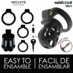 ADDICTED TOYS LOCKED - SILENT KEEP JAULA PARA PENE 7,5 CM - Imagen 4