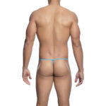 MOB - TANGA TRANSPARENTE CON FORMA DE T AQUA TALLA S/M - Imagen 3