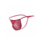 MOB - TANGA TRANSPARENTE CON FORMA DE T ROJO TALLA S/M - Imagen 4