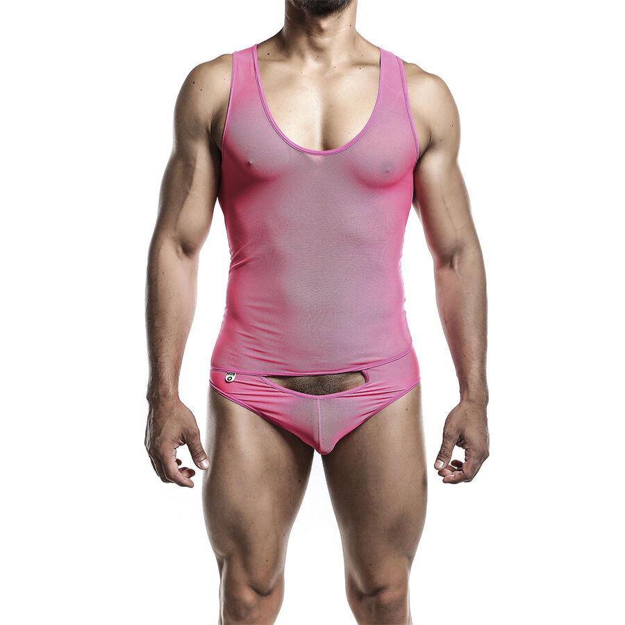 MOB - BODYSHEER TRANSPARTE ROSA TALLA S/M