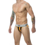 MOB - JOCK CLASICO STRIPE NARANJA TALLA S - Imagen 2