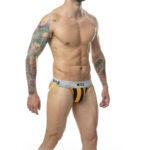 MOB - JOCK CLASICO STRIPE NARANJA TALLA S - Imagen 3