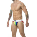 MOB - JOCK CLASICO STRIPE RAINBOW TALLA S - Imagen 2
