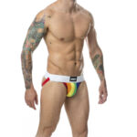 MOB - JOCK CLASICO STRIPE RAINBOW TALLA S - Imagen 3