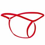 MOB - TANGA ROJO CON FORMA DE LAGRIMA TALLA S/M - Imagen 5