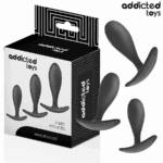 ADDICTED TOYS - SET DE 3 PLUG ANAL SILICONA MODELO 2
