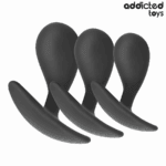 ADDICTED TOYS - SET DE 3 PLUG ANAL SILICONA MODELO 3 - Imagen 2