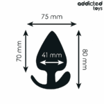 ADDICTED TOYS - PLUG ANAL SILICONA TALLA L 8 CM - Imagen 4