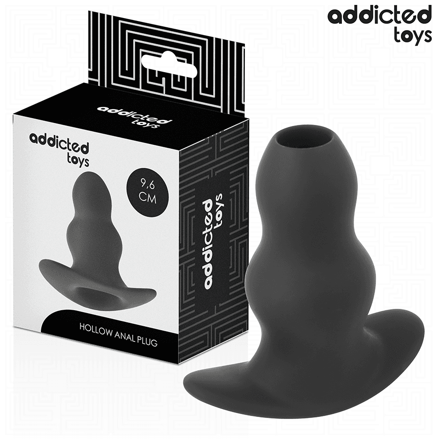 ADDICTED TOYS - PLUG ANAL HUECO SILICONA TALLA M 9,6 CM