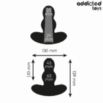 ADDICTED TOYS - PLUG ANAL HUECO SILICONA TALLA XL 13,9 CM - Imagen 4