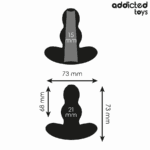 ADDICTED TOYS - PLUG ANAL HUECO SILICONA TALLA S 7,3 CM - Imagen 4