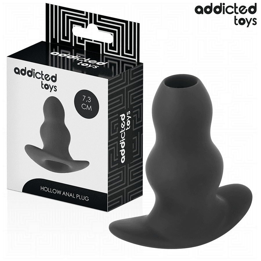 ADDICTED TOYS - PLUG ANAL HUECO SILICONA TALLA S 7,3 CM