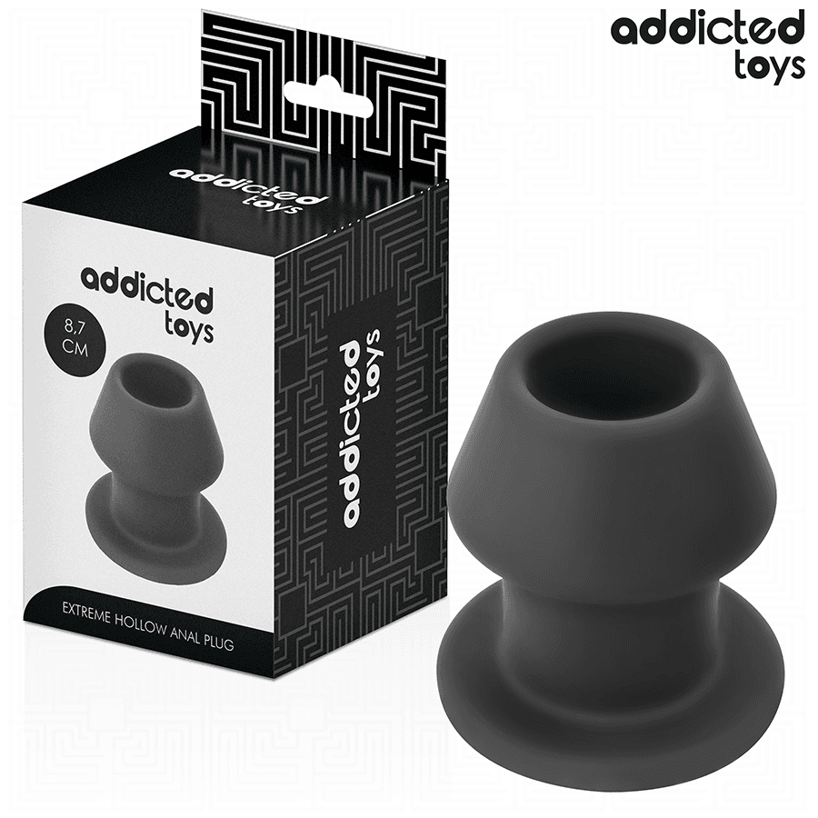 ADDICTED TOYS - PLUG ANAL HUECO EXTREM SILICONA TALLA M 8,7 CM