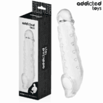 ADDICTED TOYS - FUNDAS PARA EL PENE TRANSPARENTE TALLA M 27 CM