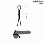 ADDICTED TOYS - CUERDA SILICONA PARA EL PENE DE LAZO DOBLE - Imagen 4