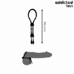 ADDICTED TOYS - CUERDA SILICONA AJUSTABLE PARA EL PENE - Imagen 4