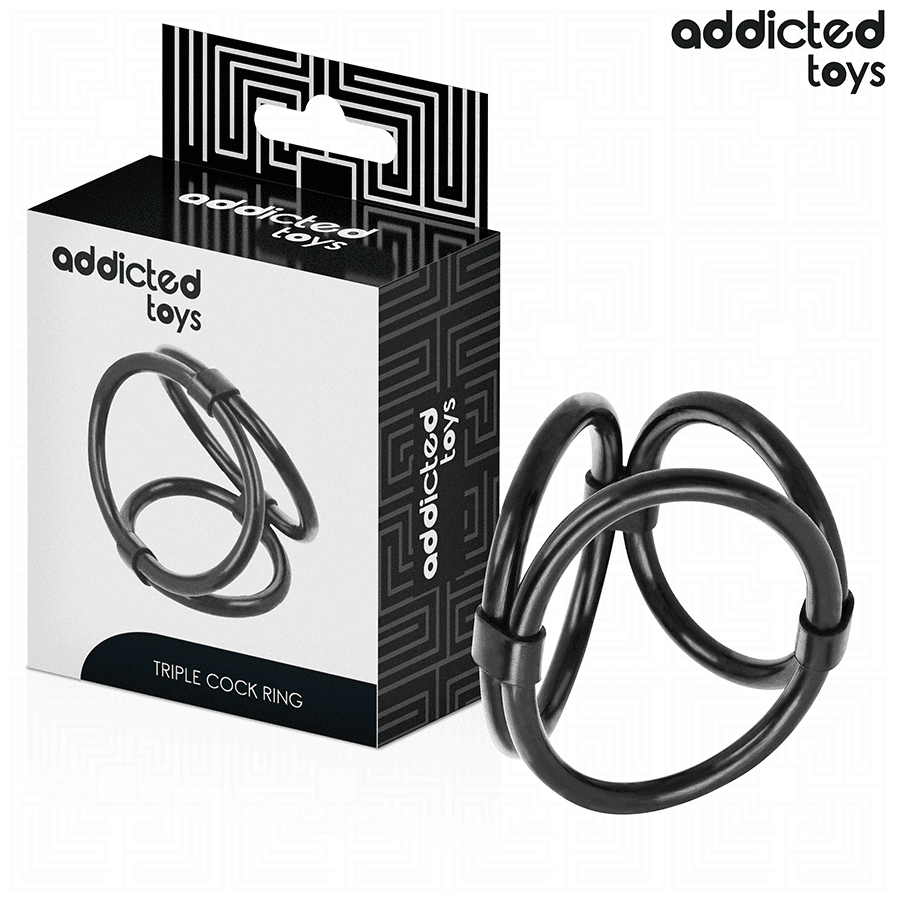 ADDICTED TOYS - ANILLO TRIPLE PARA EL PENE