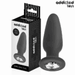 ADDICTED TOYS - PLUG ANAL CON JOYA SILICONA TALLA L 12,6 CM