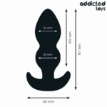ADDICTED TOYS - PLUG ANAL SILICONA TALLA L 11,7 CM - Imagen 4