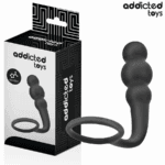 ADDICTED TOYS - PLUG ANAL CON ANILLO SILICONA MODELO 1