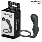 ADDICTED TOYS - PLUG ANAL CON ANILLO SILICONA MODELO 3