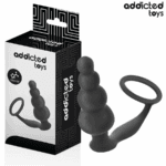 ADDICTED TOYS - PLUG ANAL CON ANILLO SILICONA MODELO 5