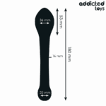 ADDICTED TOYS - ESTIMULADOR ANAL DOBLE SILICONA 18 CM - Imagen 4