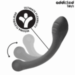 ADDICTED TOYS - ESTIMULADOR ANAL DOBLE SILICONA 18 CM - Imagen 3