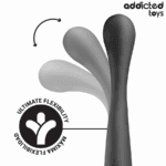 ADDICTED TOYS - MASAJEADOR ANAL DOBLE SILICONA 22,5 CM - Imagen 3