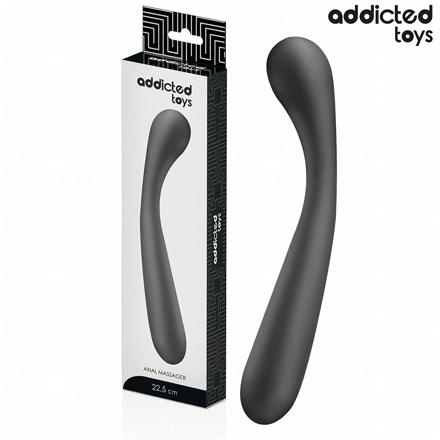 ADDICTED TOYS - MASAJEADOR ANAL DOBLE SILICONA 22,5 CM