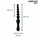 ADDICTED TOYS - MASAJEADOR ANAL DOBLE SILICONA 24 CM - Imagen 4