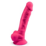 SILEXD - PENE REALÍSTICO MODELO 18 ROSA VIBRACIÓN + CONTROL REMOTO LRS - Imagen 2