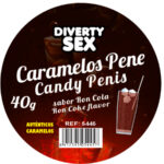 DIABLO PICANTE - 20 CARAMELOS CON FORMA DE PENE CON SABOR RON COLA - Imagen 2