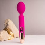 ROCKS- OFF - ORIEL VIBRADOR WAND FLEXIBLE FUCSIA - Imagen 2
