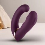 ROCKS- OFF - GEMINI VIBRADOR DUAL PUNTO G Y ESTIMULADOR CLÍTORIS MORADO - Imagen 3