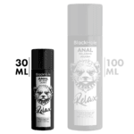 BLACK HOLE -  ANAL RELAXING CON JOJOBA BASE SILICONA 30 ML - Imagen 2