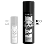 BLACK HOLE - ANAL RELAXING CON JOJOBA BASE SILICONA 100 ML - Imagen 2