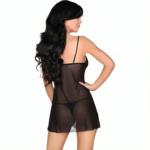 LIVCO CORSETTI FASHION - LUISE 1710 BABYDOLL + TANGA NEGRO S - Imagen 2