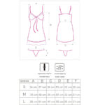 LIVCO CORSETTI FASHION - LUISE 1710 BABYDOLL + TANGA NEGRO S - Imagen 5