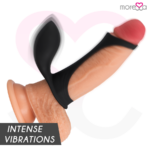 MORESSA - BRANDON POTENTE ANILLO VIBRADOR CON FUNDA DE ENGROSAMIENTO MASCULINO - Imagen 3