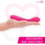 MORESSA - DRUSO MASAJEADOR DUO PUNTO G Y SUERO PELVICO PREMIUM SILICONE RECARGABLE - Imagen 5