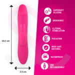 MORESSA - MOLLY IMPULSOR UPDOWN Y POTENTE VIBRACIÓN PREMIUM SILICONE RECARGABLE - Imagen 4