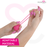 MORESSA - OSIAN ONE ENTRENAMIENTO SUELO PELVICO 51gr PREMIUM SILICONA ROSA - Imagen 3
