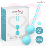 MORESSA - OSIAN THREE ENTRENAMIENTO SUELO PELVICO 85 gr PREMIUM SILICONA TURQUESA