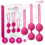 MORESSA - OSIAN SET PREMIUM SILICONA ROSA (Osian One - 51 g  Osian Two - 101 g  Osian Three 85 g)
